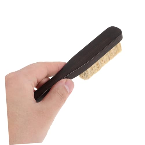 Baluue Climbing Chalk Brush with Dense Fine Boar Bristles and Wooden Handle, Rock Cleaning Tool for Outdoor and Indoor Bouldering, Chalk Removal Brush for Rock Climbing Holds and Ropes