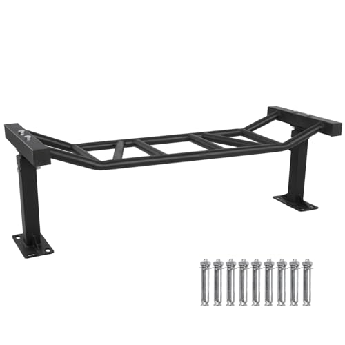 47 Inch Ceiling Mount Pull Up Bar Adjustable Height&Supports To 600 Lbs Heavy Duty Multi-Grip Chin Up Bar for Home Gym Workout Strength Training Equipment