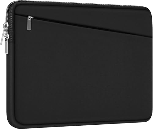 Laptop Sleeve 14 inch, Slim Durable Computer Carrying Bag Briefcase Handbag | Laptop Case, Computer Sleeve Handbag with Front Pocket, Laptop Cover for 15-16 Inch HP, Dell, Lenovo, Asus, Notebook, Black - color: Black, size: 14 Inch