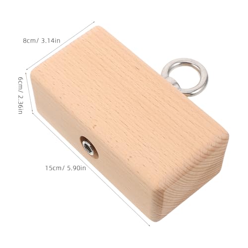 Kisangel Wooden Grip Strength Trainer for Forearm and Hand Strengthening for Rock Climbing Portable Hand Workout Grip with Palm Contour and Ergonomic Design and Home Gym Use