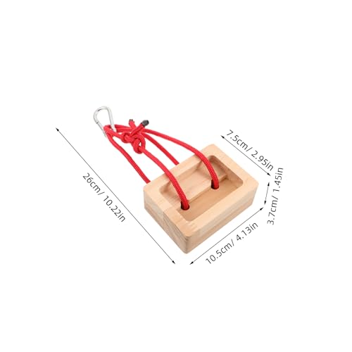 FAVOMOTO 2pcs Portable Wooden Rock Climbing Fingerboard Hangboard Training Board for Grip Strength Enhancement Indoor Outdoor Climbing Training Equipment
