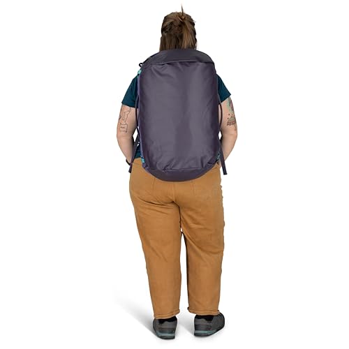 Osprey Transporter Lightweight Travel Duffel Bag - Extra Large Water Resistant Durable Gear Bag for Men and Women - color: Raven Black, style: 40l