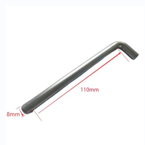 Weight Stack Pin Weight Machine Pin Replacement Weight Loading Pin Stainless Steel Secure Locking L Shaped Handle Suitable for Home Gym Fitness Studio - size: 8mmx110mm