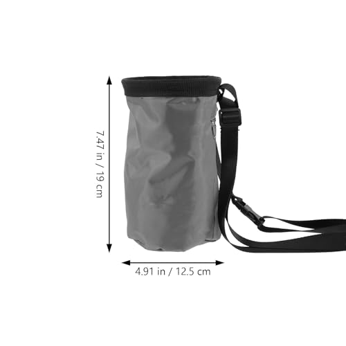 VOSAREA Outdoor Climbing Chalk Bag Scratch-Resistant Oxford Fabric for Anti-Slip Powder Storage and Fleece Material for Bouldering for Mountaineering and Rock Climbing Enthusiasts
