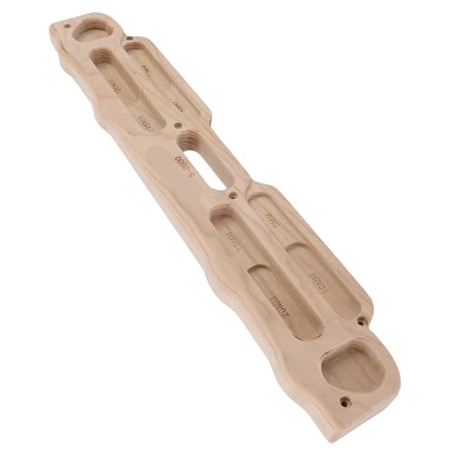 Pomya Finger Strength Training Board for Climbing | Solid Wood Hangboard with Mounting Kit, Bouldering Board for Home Gym Pull Up Bar
