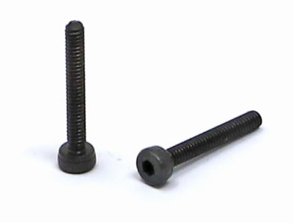 iexcell 100 Pcs M2 x 14mm Thread Pitch 0.4 mm Alloy Steel 12.9 Grade Hex Socket Head Cap Screws Bolts Kit, Black Oxide Finish - size: M2 x 14mm