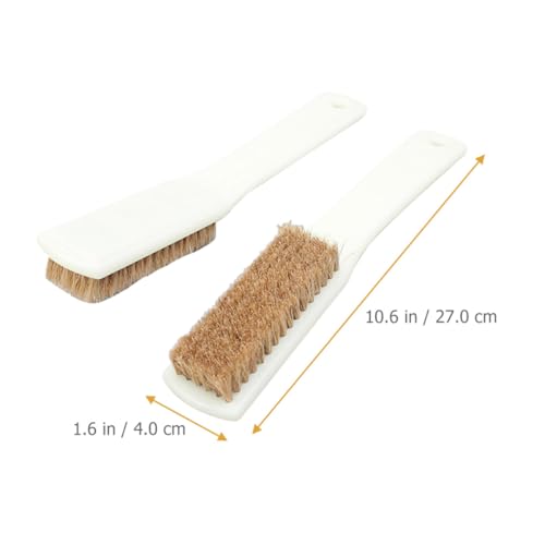 Ciieeo 2pcs Climbing Rocks Brush with Boars Hair Bristles and Sturdy Handle, Outdoor Bouldering Stone Cleaning Tool for Sports Climbing Supplies
