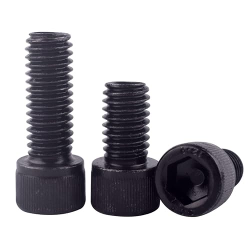 20Pcs 1/4-20 x 1 Socket Head Cap Screws Bolts, 12.9 Grade Alloy Steel Black Oxide Finish, Allen Hex Drive, UNC Coarse Full Thread - size: 1/4-20 x 1" (20PCS)