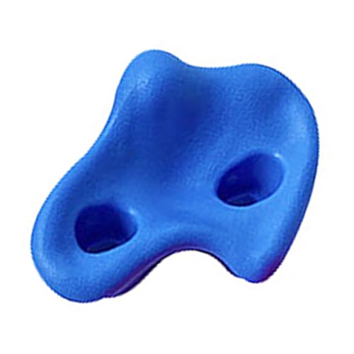 SUNGOOYUE 20 PCS Rock Climbing Holds, Ergonomic PE Rock Wall Grips with Screws and Wrench Tool, for Indoor Outdoor Kids - color: Blue