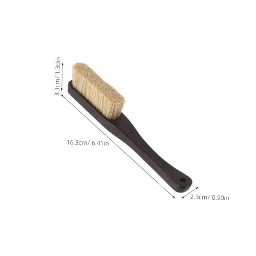 Abaodam Outdoor Climbing Chalk Brush Reduces Hand Fatigue with Wooden Handle and Fine Boar Hair Bristles, Efficiently Removes Chalk and Dirt for Natural Surfaces and Grips