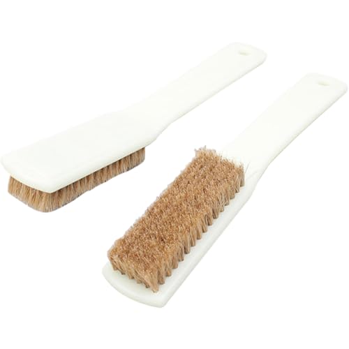 Levemolo Bouldering Brush and Climbing Hold Cleaner 2pcs with Wild Boar Bristles and Sturdy Handle for Rock Climbing Chalk Removal and Outdoor Sports Cleaning