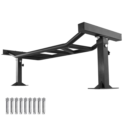 Generic 47 Inch Ceiling Mounted Pull Up Bar Adjustable Height&Supports to 600 Lbs Heavy Duty Multi-Grip Chin Up Bar for Home Gym and Strength Training
