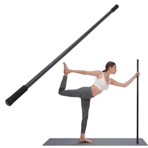 Strengthen, Stretch & Balance, Exercise Stick with Steel Rods & Foam Handles for Yoga Stretches, Shoulder and Body Recovery