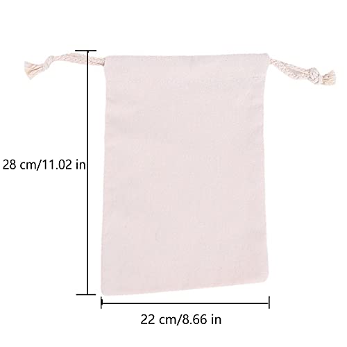 Breathable Dust-proof Drawstring Storage Pouch String Bag for Handbags Purses Shoes Eco Bag (5 PCS,8.66 * 11 in) - style: 5 Pcs,8.66 * 11 in