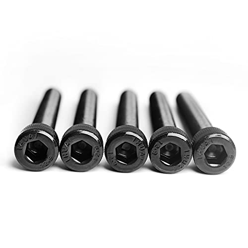 M4 x 16mm Socket Head Cap Screws Bolts 12.9 Grade Alloy Steel Metric Machine Hex Socket Screw, Black Oxide Finish, Fully Threaded, 100PCS - size: M4×16mm