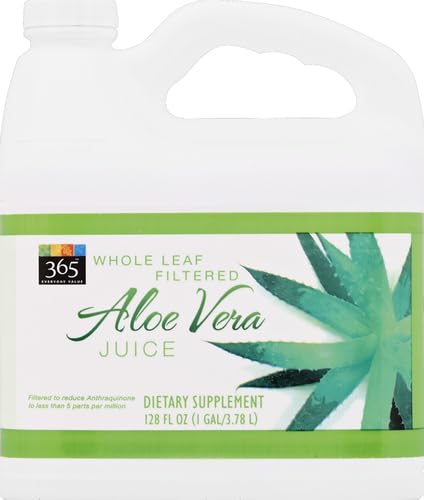 365 by Whole Foods Market Organic Whole Leaf Aloe Vera Juice – 128 Fl Oz