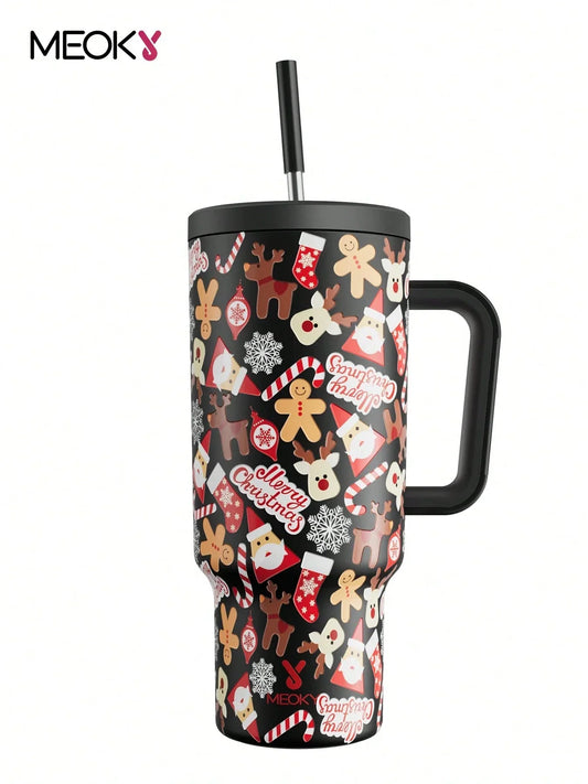 Meoky 40oz Insulated Travel Tumbler