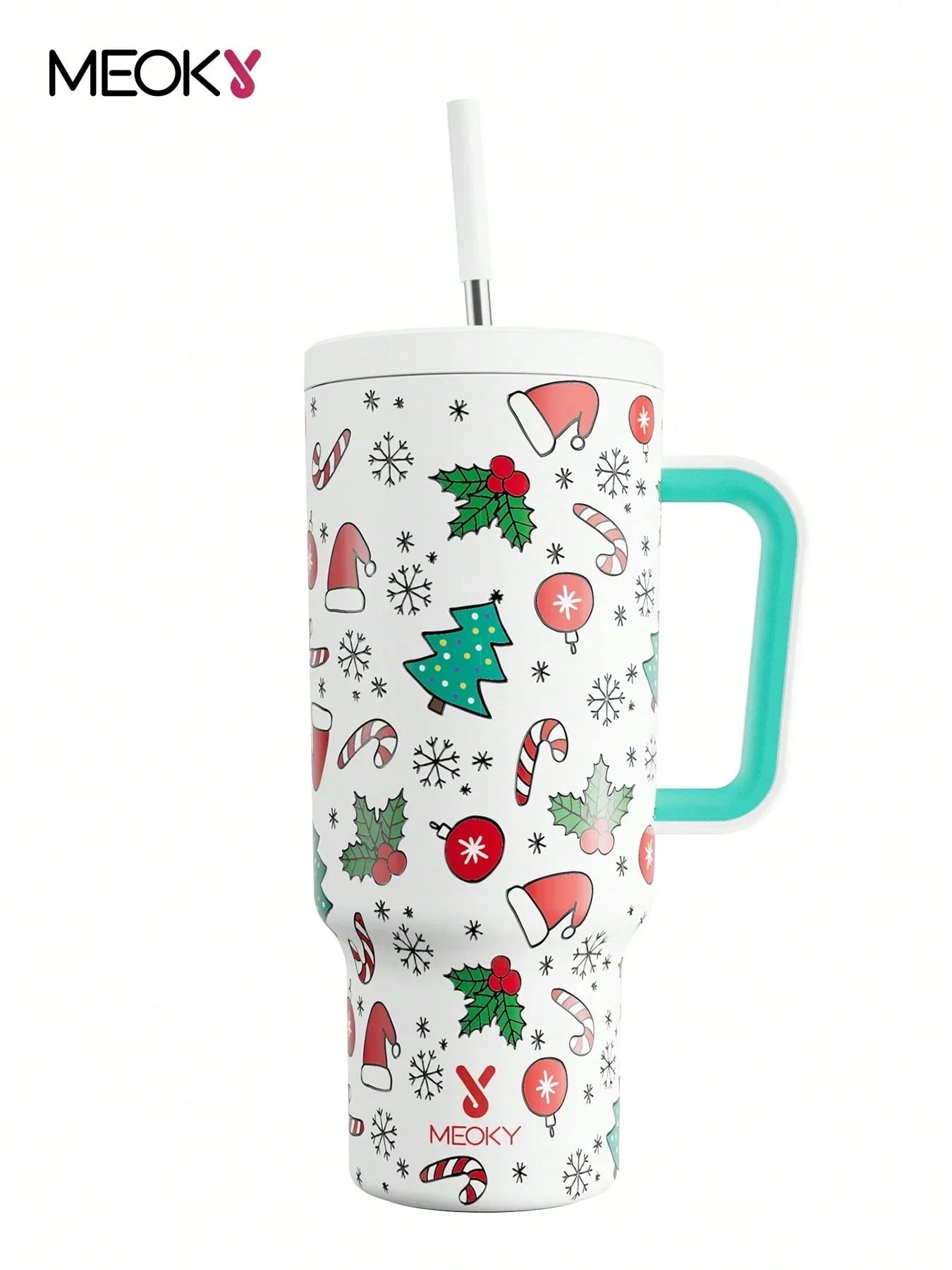 Meoky 40oz Stainless Steel Tumbler