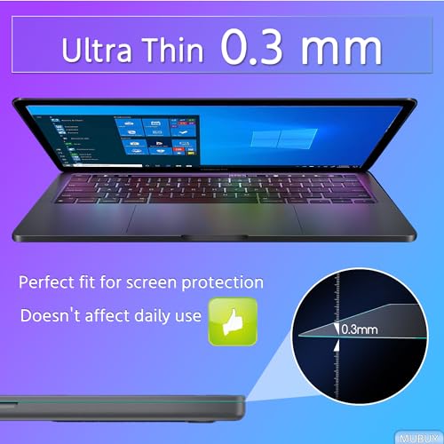 15.6" Screen Protector Tempered Glass for HP Laptop 15.6, Dell 15 Laptop, Lenovo V15/IdeaPad 15.6, Acer Aspire 15.6, ASUS VivoBook 15.6, Chromebook 15.6 & Other 15.6" 16:9 Lap-top(345x194mm/ W x H) - size: 15.6 inch 16:9