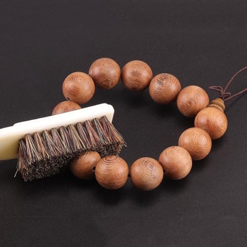 2pcs Climbing and Bouldering Brush Long Handle Firm BouClder Cleans Tool Easy Use Firm - color: Brown Small