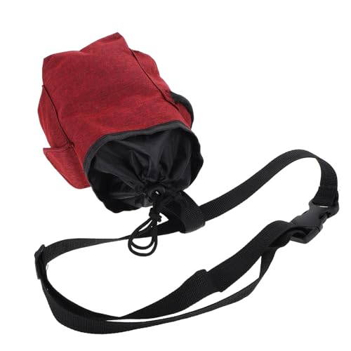 MAGICLULU Climbing Chalk Container with Zipper Storage Pocket and Waist Belt, Non-Slip Bag for Rock Climbing, Bouldering, Gymnastics, and Weightlifting