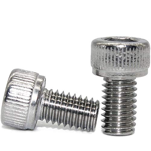 M6-1.0 x 10MM Socket Head Cap Screws,304 Stainless Steel, Quantity 30 - size: M6-1.0 x 10MM