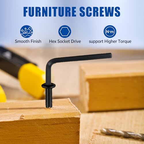 50 Pcs 1/4-20 x 2 Flat Head Socket Cap Screws Countersunk Bolts,304 Stainless Steel 18-8,Allen Socket Drive,Black,Fully Machine Thread (1/4-20 x 2 50pcs) - size: 1/4-20 x 2 50pcs