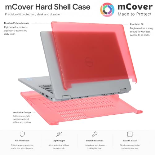 mCover Case ONLY Compatible for 2021～2024 13.3" Dell Latitude 5320 5330 5340 5350 2-in-1 Windows Laptop Notebook Computer (NOT Fitting Any Other Dell Models) - Purple - color: Purple