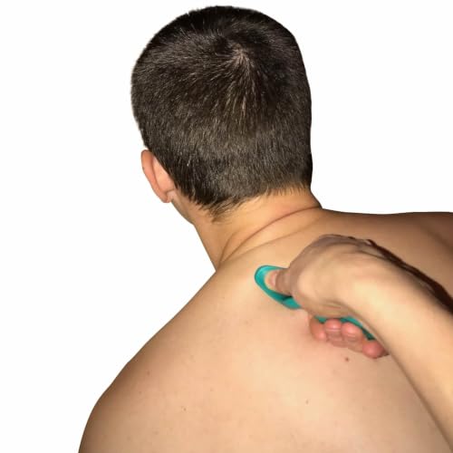 2 Pcs Handheld Trigger Point Massage Tool, Dual Deep Tissue Muscle Release Massager for Forearm, Thigh, Calf, Shoulder, Arm, Portable Manual Myofascial Release Tool for Workout Recovery