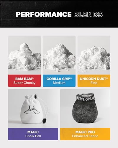 Friction Labs Grip & Recovery Bundle – Secret Stuff Liquid Chalk, Unicorn Dust Loose Chalk (2.5oz) & Athletic Hands Cream – Long-Lasting Grip & Fast Skin Repair for Climbing, Lifting, Gymnastics