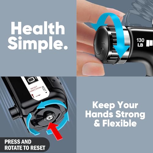 HiKeep Grip Strength Trainer (2 Pack), Forearm Strengthener, Hand Grip Gripper Strengthener, Hand Strengthening Devices, Forearm Exerciser, Finger Wrist Strengthener, Exercisers Squeezers for Strength - color: Pink
