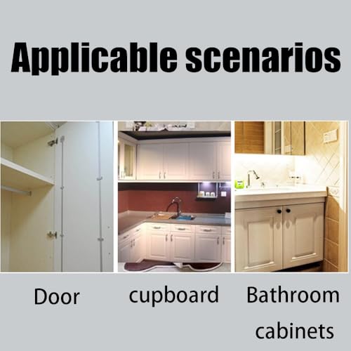 8 Sets Furniture Suspension Fitting ABS Plastic Quick Fitting Furniture Panel Joint Bracket Fast Installation Push-On Clips, Furniture Panel Joint Bracket for Cabinet Wardrobe Mounting, Black