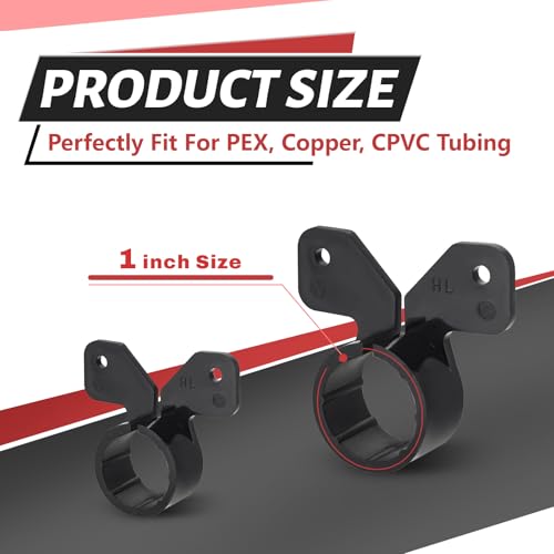 500-Pack EFIELD 1-inch Suspension Pipe Clamps For Pex, Copper, CPVC Pipe, (PPSU1807174-500PCS) - size: 1''-P500, style: Suspension