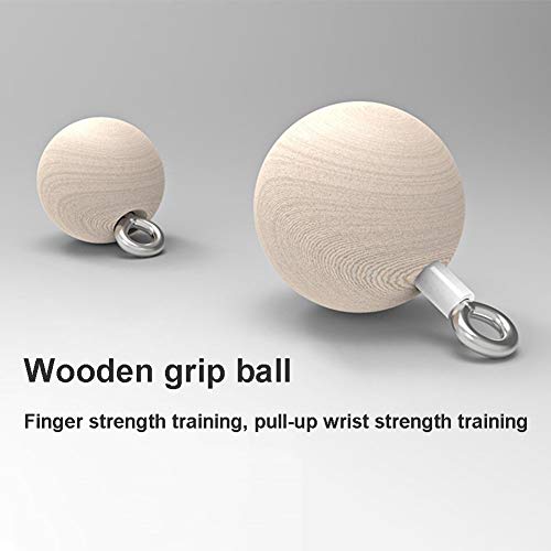 AGYH Wall-Mounted Horizontal Bar, Home Pull-up Wrist Strength Training Finger Grip Ball, Rock Climbing Equipment, Load 200kg, Black/Silver - color: Black