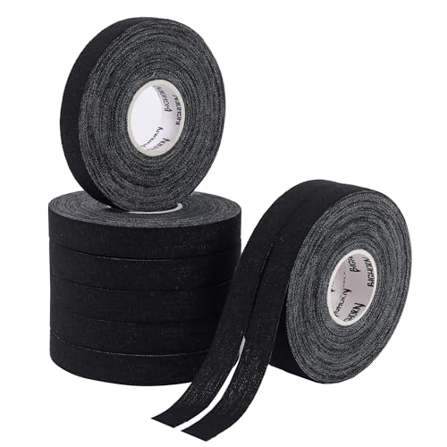 Bighorn Athletics Finger Tape, Male Climber Tin, 0.5" x 45ft, 8Rolls, Black | Climbing tape with retro design tape holder for tension support & bouldering. EZ tear, strong adhesive, residue-free. - color: Black