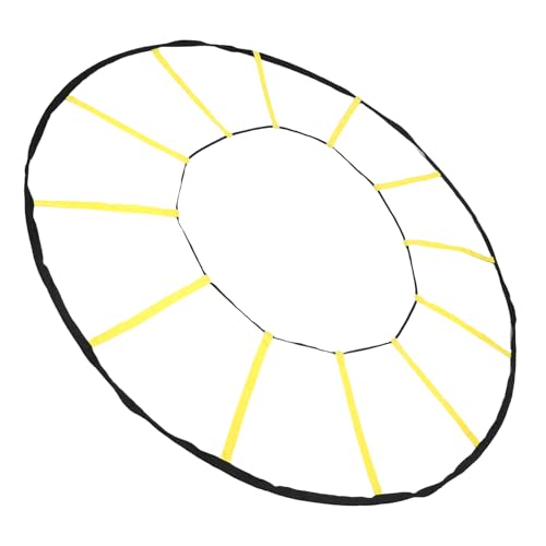 Circular Training Ladder - 12 Rungs Nylon Speed and Trainer for SoccerBasketball & Football