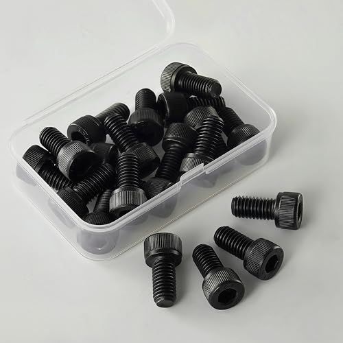 M10-1.5 x 25mm Socket Head Cap Screws, M10x1.5 Bolt, 12.9 Grade Alloy Steel, Allen Socket Drive, Black Oxide Finish, Full Thread, Quantity 10 - size: M10 x 25mm(10PCS)