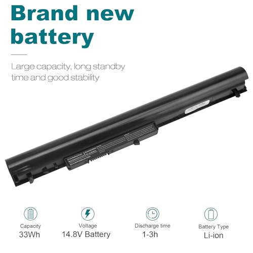 Tree.NB New Spare 746641-001 Laptop Battery for HP OA03 OA04 740715-001 746458-421 751906-541 15-R132WM - size: 10.83x1.57x0.98inch OA04
