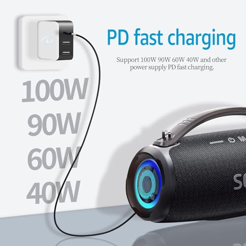 DSD TECH MagicConn SH-CP12B USB Type C PD to DC Power Cable(55x21)-12V - style: 12V