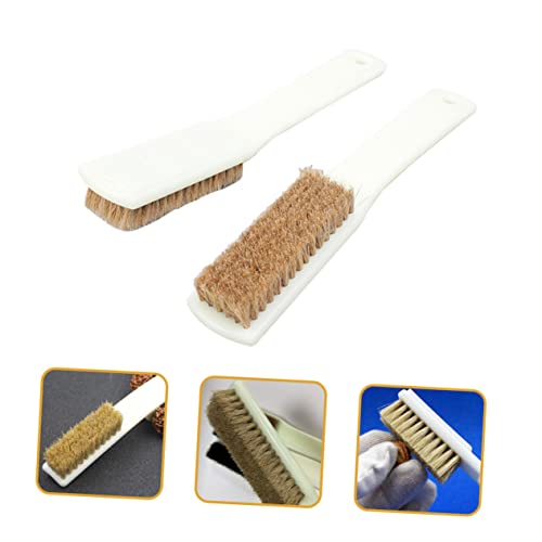 MAGICLULU 2pcs Climbing Accessories Rocks Cleaning Brush Boars Hair Brush Bouldering Stone Cleaning Tool Portable for Climbing
