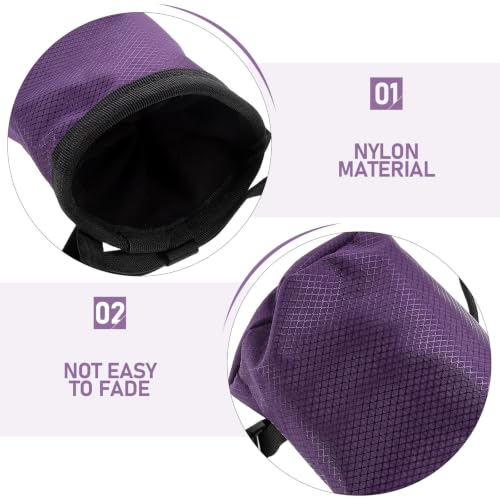 Large Capacity Outdoor Climbing Chalk Bag Made of Sturdy Oxford Cloth and Soft Fleece, Designed to Prevent Slipping and Enhance Grip for Rock Climbing and Bouldering Activities