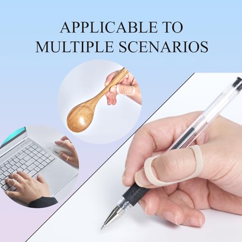 Oval Finger Splint 6 pcs, Finger Splints for Arthritis, Mallet Finger, Trigger Finger Splint, hypermobility(EDS) finger For Thumb/Middle,/Index/Pinky or Ring Finger (size 2,3 each 3 pcs) - size: size 2,3 each 3 pcs
