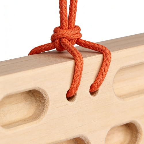 Rock Climbing Fingerboard Heavy Duty Portable Trainer | Rock Climbing Pull Up Bar Grip Trainer for Climbers Beginner Men Women Home Gym Indoor Fitness Workout