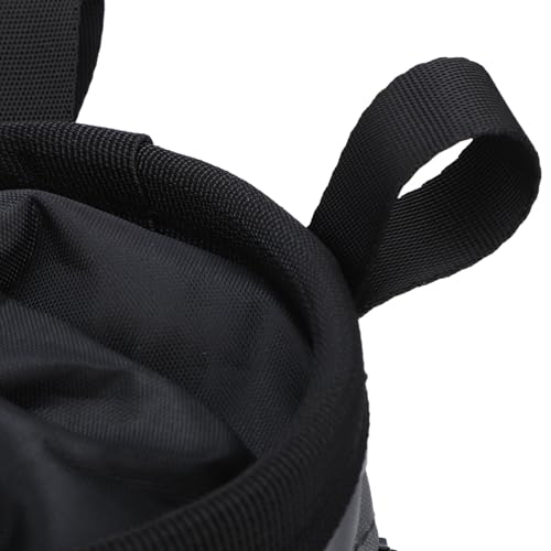 RiToEasysports Climbing Chalk Bag Oxford Fabric Athletic Chalk Bag 19 X 12.5 X 12.5cm Large Capacity Fleece Lining for Rock Climbing Weightlifting Gymnastics Gym Training