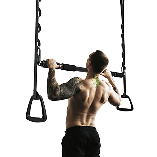 Pull up Bar Hua Home Indoor Pull-up Bar, Multifunctional Strength Training Aerobic Fitness Equipment, Height Adjustable, Ceiling Installation, Steady Load 300kg