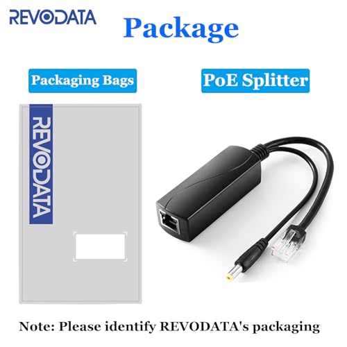 2.5G PoE Splitter 12V/1A, DC 5.5 * 2.1mm Plug, 48V PoE to DC 12V/1A 12W Output, 2.5Gbps Ethernet Comply IEEE802.3af/at, Plug and Play for IP Camera, Smart Home - style: PS5712G-X DC 5.5 x 2.1 12V/1A