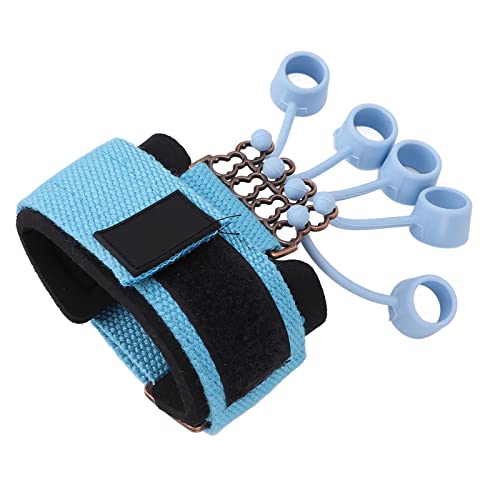 ZJchao Finger Strengthener, Silicone Finger Exerciser with Adjustable Wrist Strap, 6 Resistance Levels for Finger Flexion Extension Training, Hand Grip Strengthener for Rock Climbing, (40lbs) - size: 40 Pound