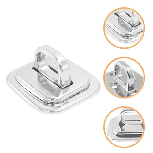 2pcs Laptop Security Anchor Fixed Base Plate Zinc Alloy Anti-Theft Solution with Easy Operation for Desk Mount and Study, Compatible with Keyed Locks and Cable Anchors