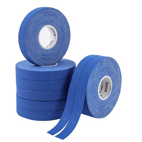 Bighorn Athletics Finger Tape, Female Climber Tin, 0.5"x45ft, 8Rolls, Blue | Climbing tape with retro design tape holder for tension support & bouldering. EZ tear, strong adhesive, residue-free. - color: Blue