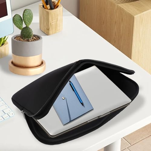 Basic Laptop Sleeve, Water Proof Neoprene Tablet Sleeve Carrying Bag Protective Cover Zippered Top Opening for Travel Business and Academic Use (13 Inch) - size: 13 Inch